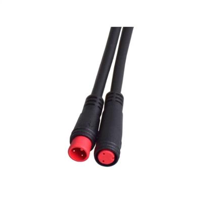 China m8 pin 2pin IP65 electric wire scooters 2 power bike waterproof connector for sale