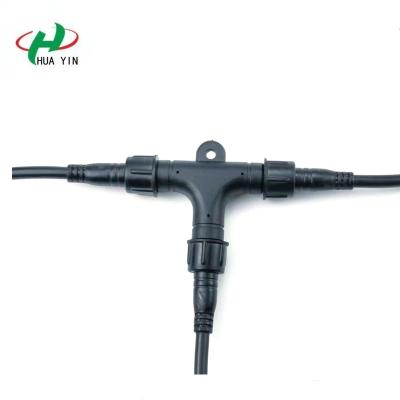 China Hot Sale T Power Waterproof Connector IP67 T Shaped Waterproof Connector for sale