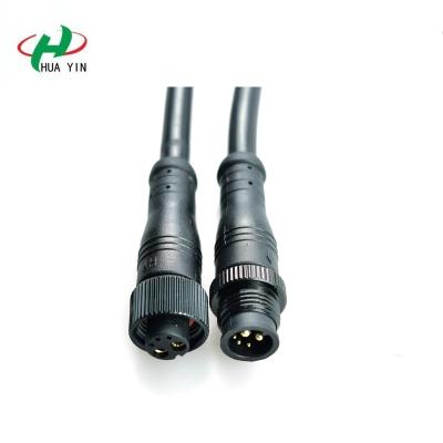 China Waterproof M12 2+3 motor cable IP67 5pin connector 5p ebike motor automotive cable for sale