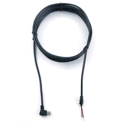 China MP3/MP4 Player 90 Degree Right Angle Mini 5pin Male Data Charging Cabel Support SR6*6mm Power Cable Mini Male 5Pin Connector for sale