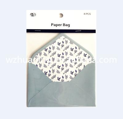 China Custom Gift Wrap Triangular Paper Envelope For Mailing for sale