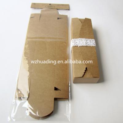 China Handmade Custom Size Rectangular Kraft Paper Box For Gift for sale