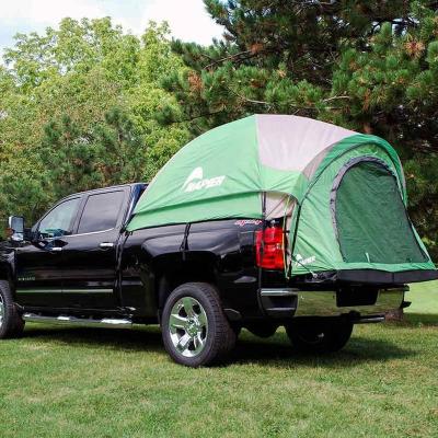 China Extended type tents for normal pickup truck box take up car roof top tents for outdoor camping for sale