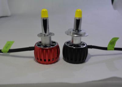 Chine 30w noir/rouge a mené des ampoules de phare pour des motos, phares brillants superbes d'automobile de LED à vendre