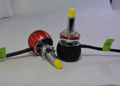 Chine Le noir/rouge des véhicules à moteur du phare 30W des ampoules 3000lm LED de phare de voiture les plus lumineux à vendre