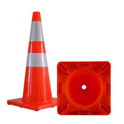 China Roadway Safety Durable Use 750mm Height Plastic PE Sport Seguridad Traffic Road Cono for sale