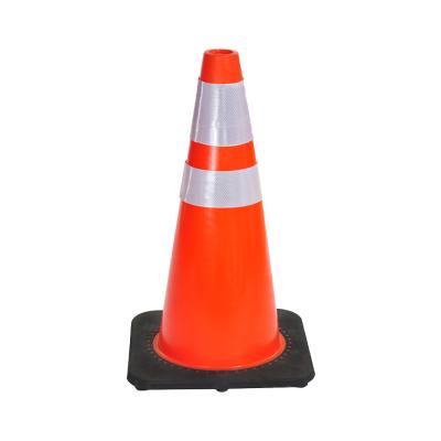 China Factory High Quality Safety 700mm Pavement PVC China Reflective Traffic Cone for sale