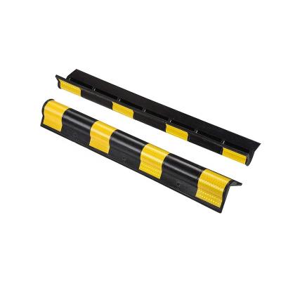 China 4kg Shangcheng Traditional Thick Flexible Black Yellow Stripe Edge Protector Rubber Guard for sale