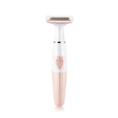 China Waterproof Women's Shaver Bikini Trimmer Body Hair Removal for Legs and Underarms Disposable Battery Wet and Dry Painless Cordless Shaver for sale