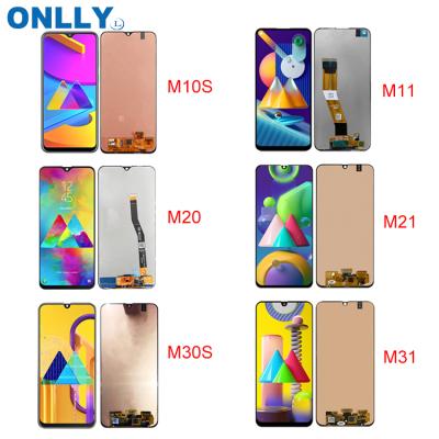 China Pantallas for Samsung galaxy m31s lcd touch screen display replacement for galaxy m10s m11 m20 m21 m30 m31 m35 6.4 inch lcd display ekran for sale