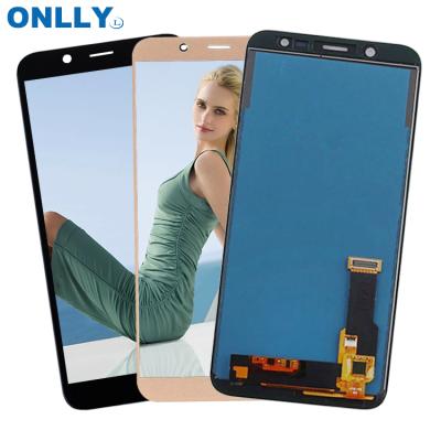 China Wholesale repair lcd screen mobile phone lcd for samsung j6/j6 plus lcd, lcd display for samsung galaxy j6 j600 j600f pantalla for sale