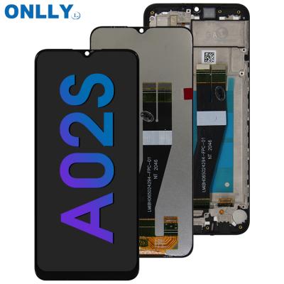 China For Samsung A02 pantalla samung a02s lcd for samsung galaxy a02s 6.2inch screen for sale