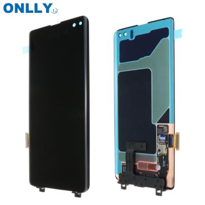 China For Samsung S10 Plus Display For Galaxy S10 Plus S10+ G9750 G975F G975U G975W LCD Touch Screen Digitizer Assembly G975 LCD 6.4 inches for sale