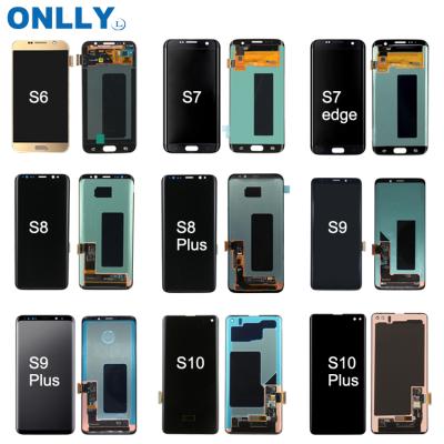 China S7 Edge LCD For Samsung For Galaxy S3 S4 S5 S6 Edge Plus S7 Edge S8 S9 S10 S20 Plus Ultra S20 5 LCD Display Screen Touch Digitizer .1 inch for sale