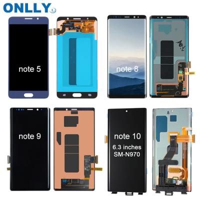 China Full Set LCD Display For Samsung Galaxy Note 5 N920 Note 2 3 4 8 9 10 Plus Ultra 20 5 LCD Screen Display Digitizer Touch Assembly .7 inch Note 5 display for sale