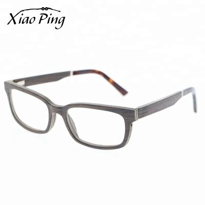 China For Smart Etched Clear Glasses Women Optical Frames Wooden Frame Glasses Reading Glasses for sale