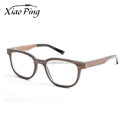 China Reading Glass Vintage Log Variable Frame Prescription Clear Glass Frames for sale