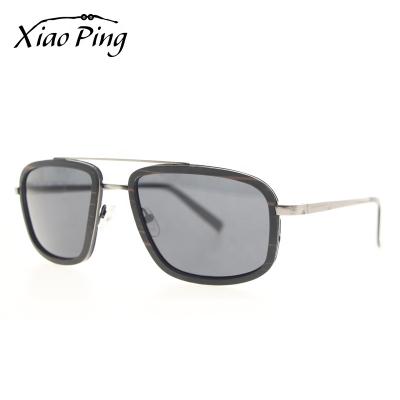 China Fashion Sunglasses Wholesale Designer Custom Wood Metal Sunglasses With Polarized Lens for sale