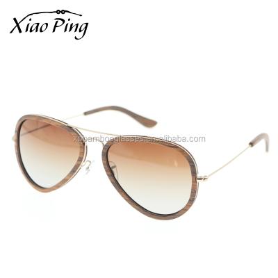 China Fashion Sun Glasses Ray Band Bulk Mens Wooden Sunglasses With Metal Arms For Women for sale