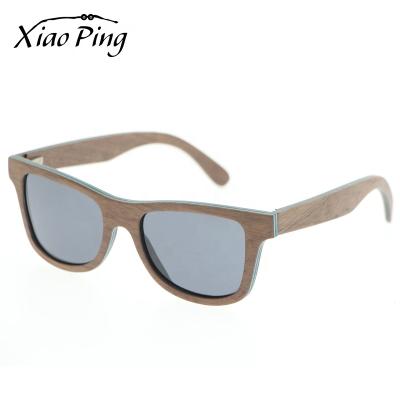 China Sunglasses Fashion OEM Low MOQ Promotional Outdoor Cat 3 UV400 Polarized Wooden Sunglasses for sale