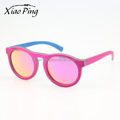 China Fashion Sunglasses Dropshipping Custom Private Label Oversized Round Pink Temple Polarized Sunglasses for sale