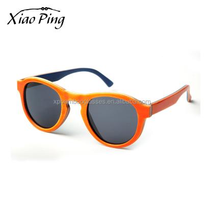 China Fashion Sunglasses Cheap Wholesale Custom Made Italian Handmade Orange Skateboard Wooden Sunglasses With Polarized Lenses for sale