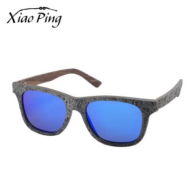 China Fashion Sunglasses New Arrival Custom Hand Polished Real Stone Wood Sunglass Sunglasses for sale