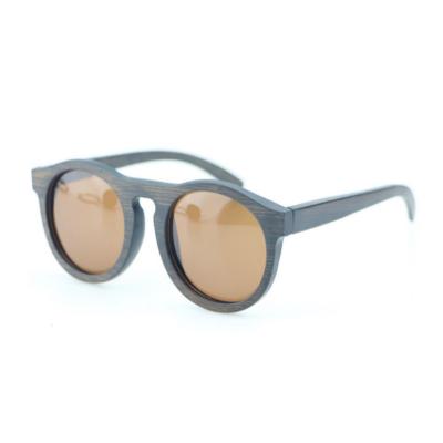 China Fashion Sunglasses Custom Logo Polarized Bamboo Sun Glasses Wooden Brown Color Bamboo Sun Glasses for sale