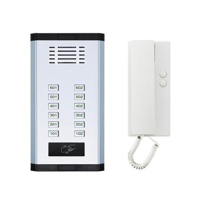 China Professional waterproof/waterproof door audio phone for audio intercom ring doorbell building phone with low price CAT 5 access control system for sale