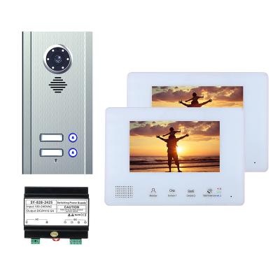 China 800*480 7 Inch BUS 2 Wire Telephone Video Doorphones Selling Goods Using Factory Outdoor Selling Video Doorbell Door Bell for sale