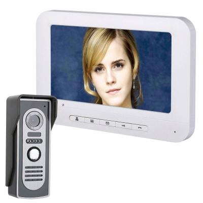 China 480*234*30 7 Inch TFT Video Door Phone Video Door Phone Waterproof Intercom With Night Vision HD Camera for sale