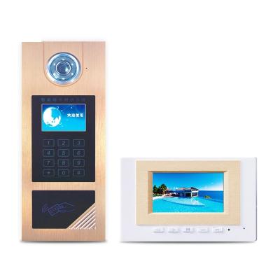 China Support Up To 9999 Households 4.3 Inch Multi Apartment Smart Building Video Intercom for sale