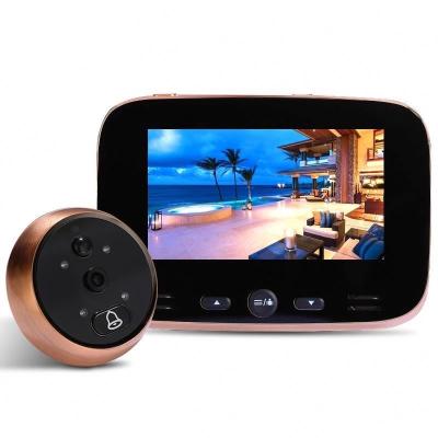 China Auto Photo And Video Taking Aitdda ATD-N84MY 4.3 Inch Screen Security Door Hole Viewer Camera Digital Doorbell for sale