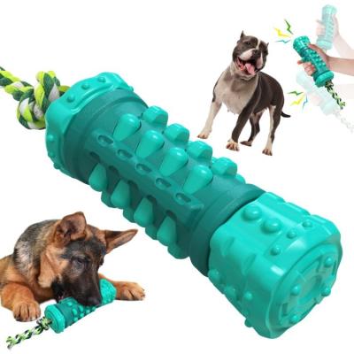 China Interactive Durable and Motion Toys Grinding Teeth Cleaning Pet Chew Squeaker Toys Indestructible Dog Toys for sale