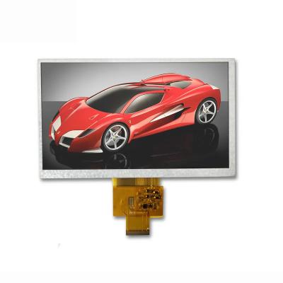 China lcd module 40 pins rgb interface 800x480 resolution lcd screen panel 7 inch tft lcd display panel 2.1-23.8inch for sale