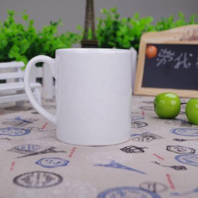 China Custom Stocked White Sublimation Logo 11oz Plain White Porcelain Custom Empty Ceramic Coffee Mugs for sale