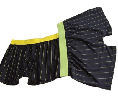 China Breathable 2pcs Packing OEM Hot Selling Classic Stripe Print Men's Panties Brief for sale