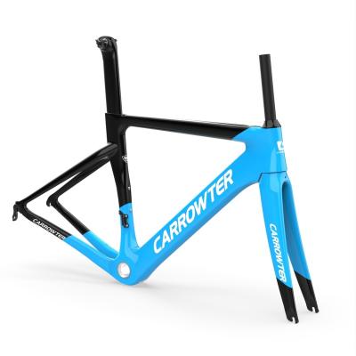 China Road Bikes Disc Brake Road Carbon Fiber Frameset CARROWTER CJH03 BB68 T1000 Speed ​​Bike Frame Racing Bicycle Custom Logo DPD UPS Free Ship for sale