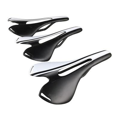 China 2022 CARROWTER UD Matte Full Carbon Fiber Saddle Single Black White Black Ultralight Mountain MTB Road Bicycle Seat for sale