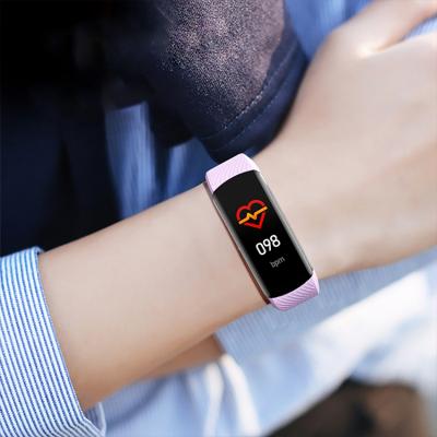 China Smart Wristband IP67 Body Temperature Touch Screen Heart Rate Waterproof Wristband Smart Wristband Fitness Tracker for sale