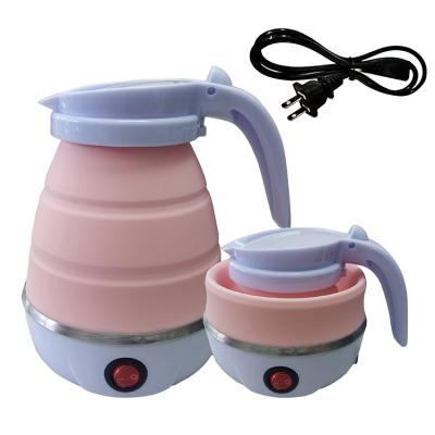 China Keep Home Kitchen Kettle Collapsible Foldable Electric Carry Trip Water Boiling Kettle Silicone Hot for sale