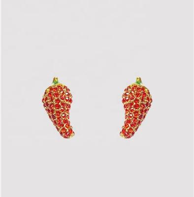 China FASHIONABLE enamel luster temperament chic chic diamond set KS pepper personality earrings for sale