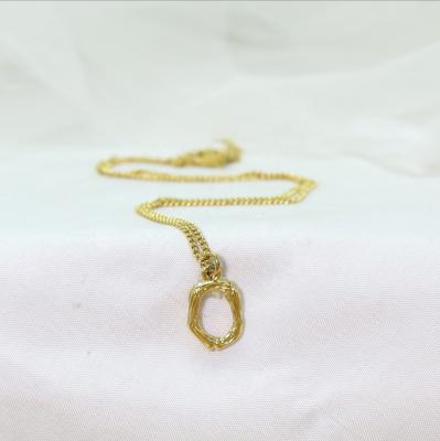 China 26 English Letter Necklace Texture Bamboo Chain Clavicle FASHIONABLE Cold Style Contracted Restoring Ancient Ways for sale