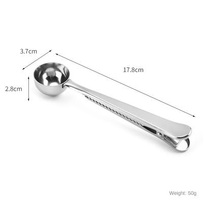 China Kitchen Accessories Stainless Steel Food Sealing Clip Teaspoons Viable New Product for sale