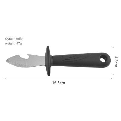 China Viable Fish Clam Knife Opener Set Shellfish Stainless Steel Kitchen Oyster Seafood Tool for sale