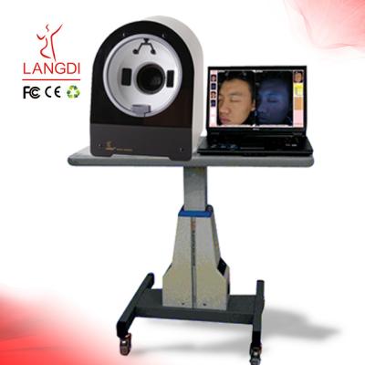 China Skin wrinkle analysis LD6021 langdi beauty machine skin pore acne examining facial skin analyzer for sale