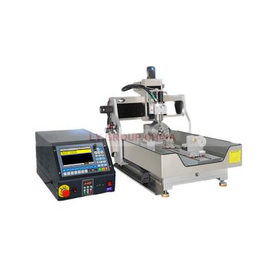 China Machinery Repairs Workshop LY 6040F-ATC 10040F-ATC Industrial Pole and Rod 4 Axis Auto Tool Change ATC 220V Axis Metal CNC Router Engraving Machine 1.5KW for sale