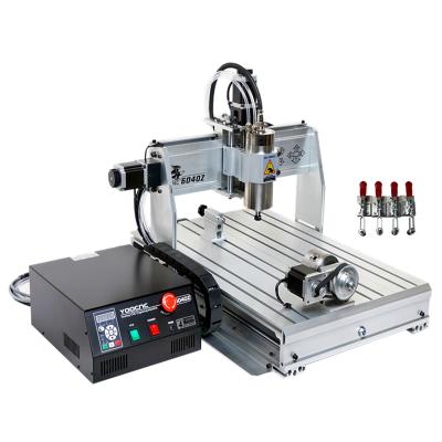 China Building Material Stores 800w 1500w 2200w Axis 6040Z CNC Wood PCB Engraver Craving Machine Mach 3 Control CNC Router 6040 Metal Engraving Machine for sale