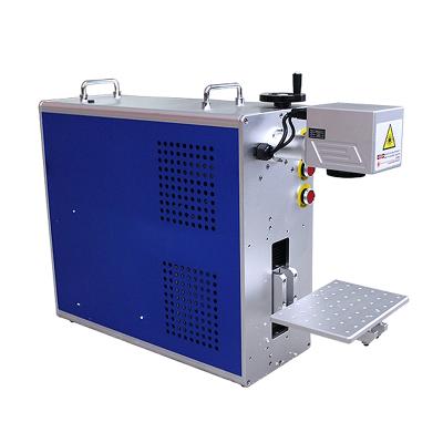 China Fiber Laser Engraver Marking Machine 20W 30W 50W Super-laser Max Raycus Metal Laser Engraver Suitable for Stainless Steel for sale