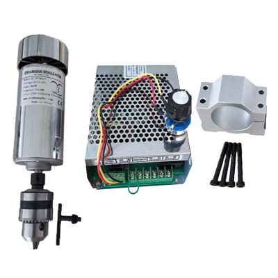 China 400W DC Spindle Motor 12-48V Diameter 52MM Flange Milling Power Supply For DIY CNC Router Machine for sale